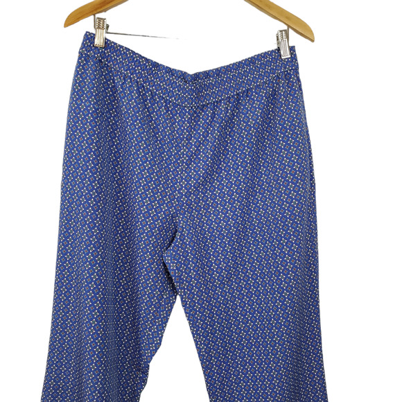 TALBOTS | GEOMETRIC ABSTRACT MULTICOLORED PULL ON PANTS WOMEN'S SIZE 12 - Picture 7 of 16
